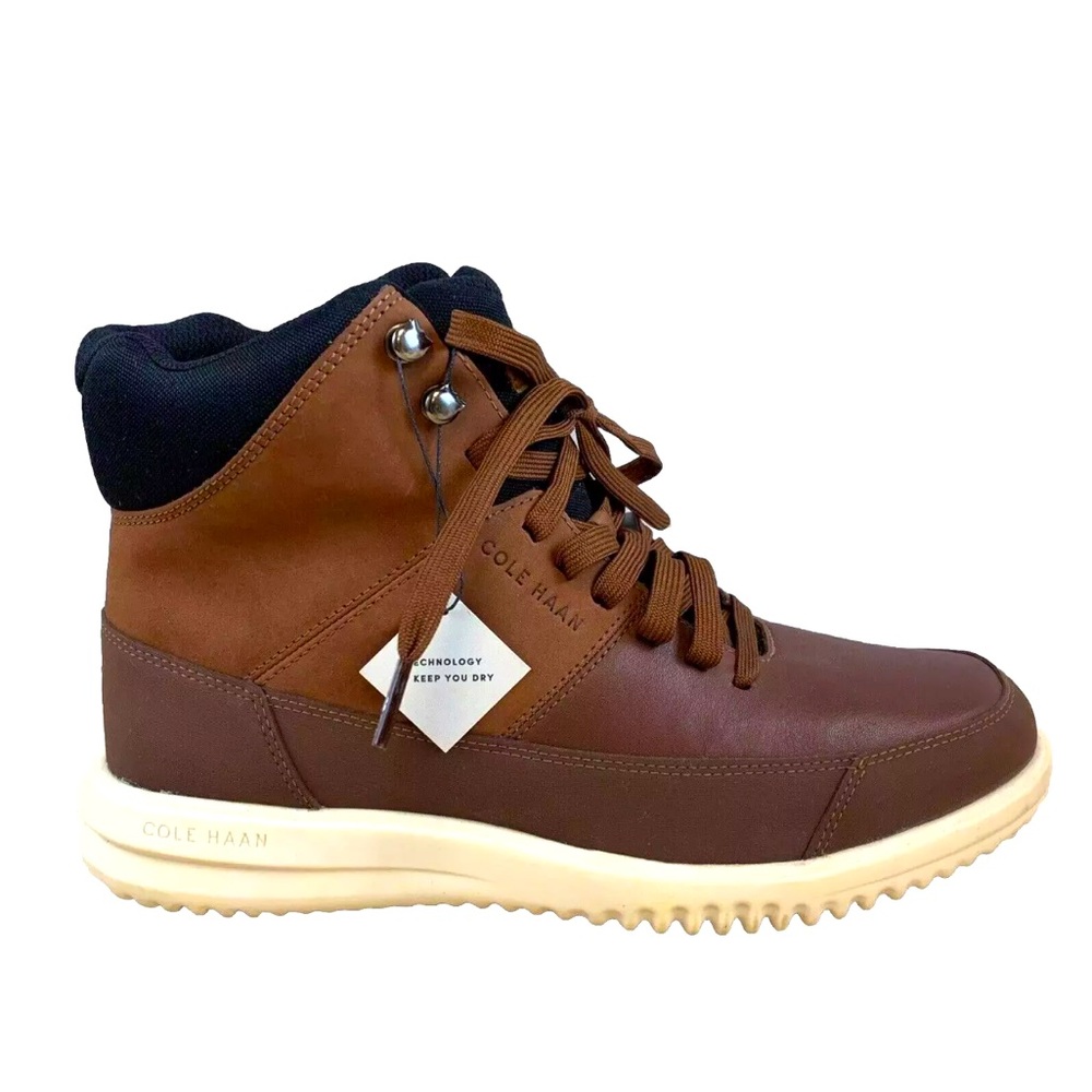 Cole Haan Grand Chukka Boots Mens Size 8M Dark Chocolate Brown C36928 Waterproof